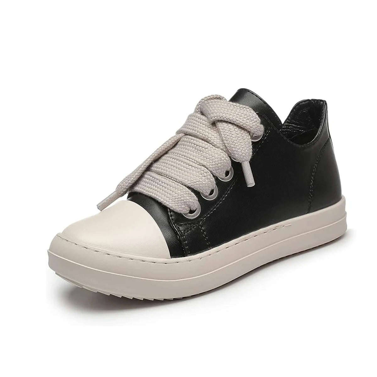 Coarse Shoelaces For Men's Waterproof Casual Shoes