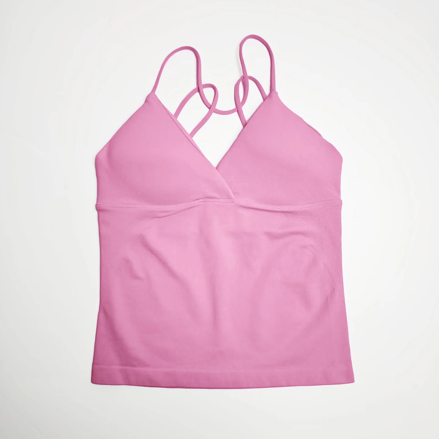 NCLAGEN Vision Twist Front Longline Women Yoga Gym Workout Tank