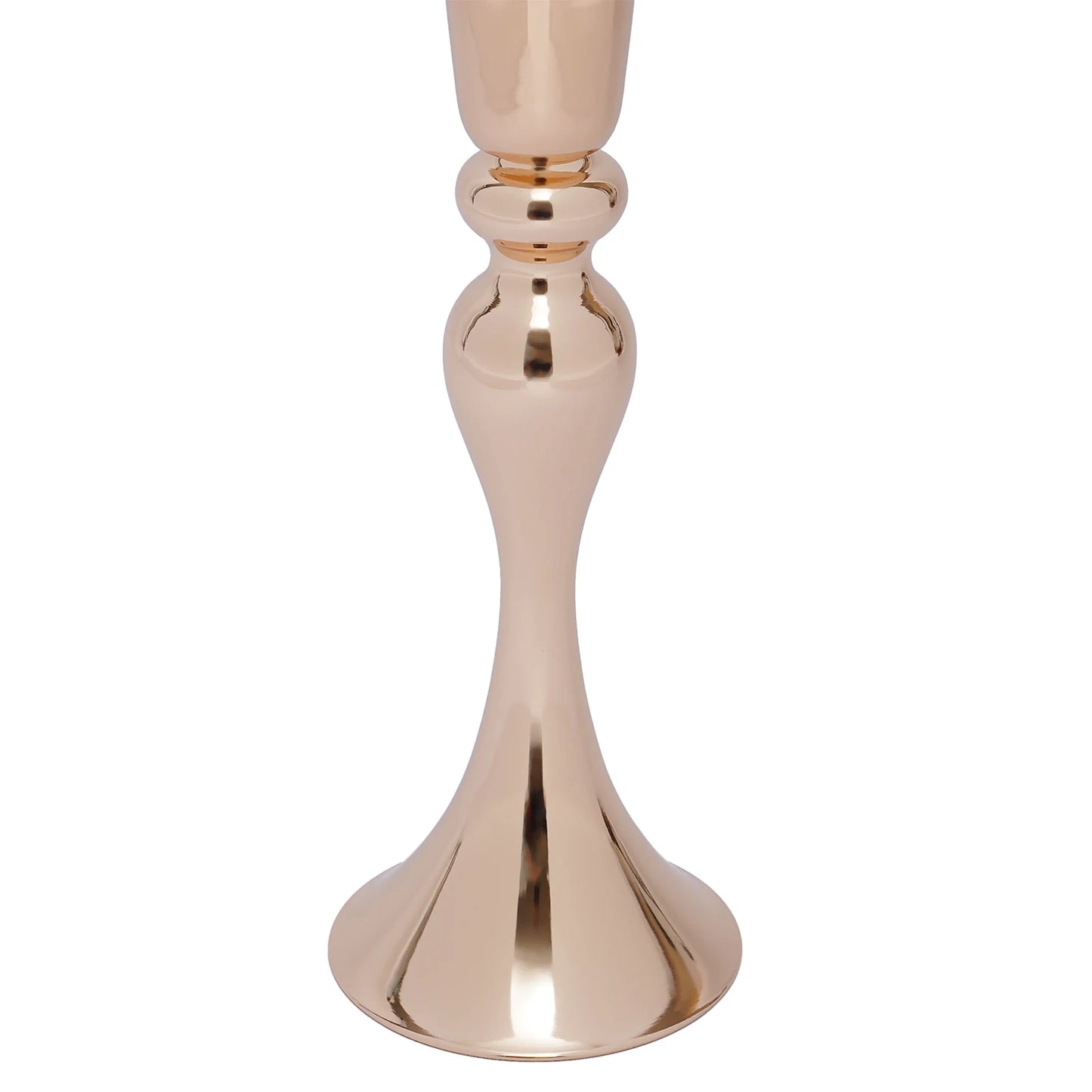 Gold Trumpet Vases Set For Wedding Table Centerpieces