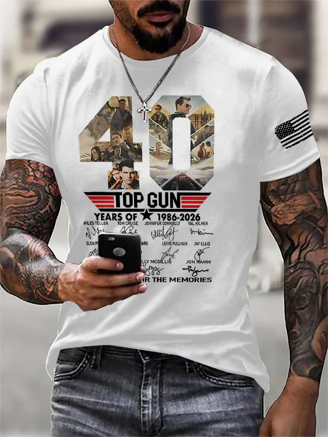 Ilstile Vintage Inspired Retro Aviation Graphic Tee