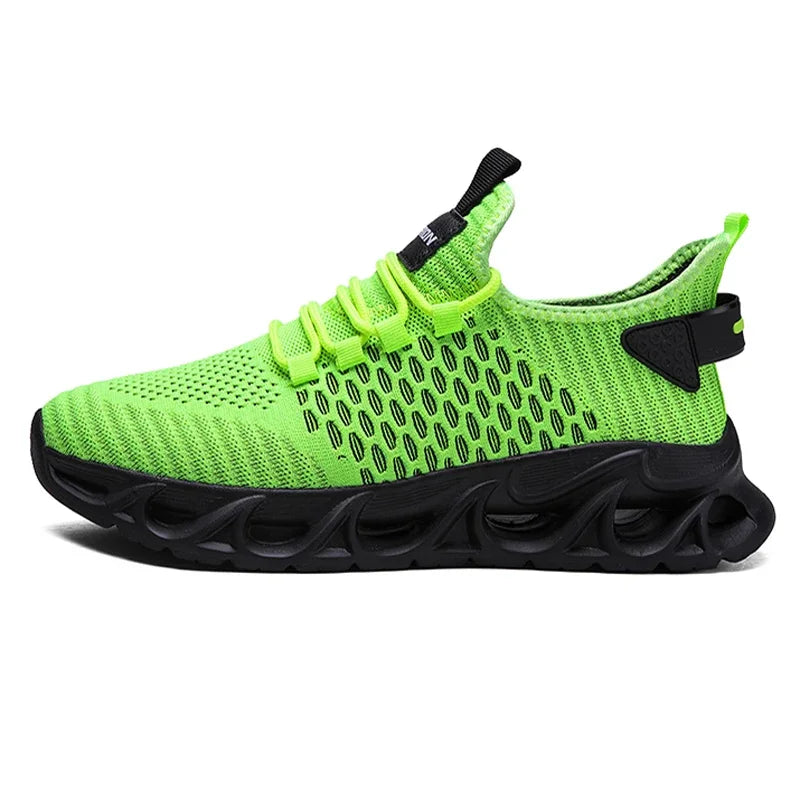 YRZL Men’s Lightweight Mesh Running Shoes Casual Sneakers for Summer Comfortable Athletic Jogging and Walking