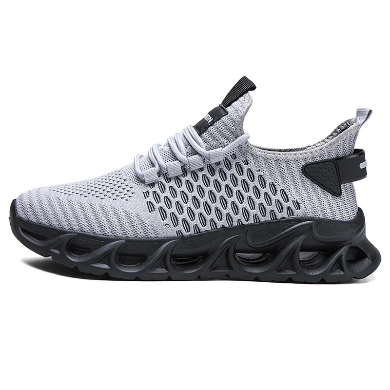 YRZL Men’s Lightweight Mesh Running Shoes Casual Sneakers for Summer Comfortable Athletic Jogging and Walking