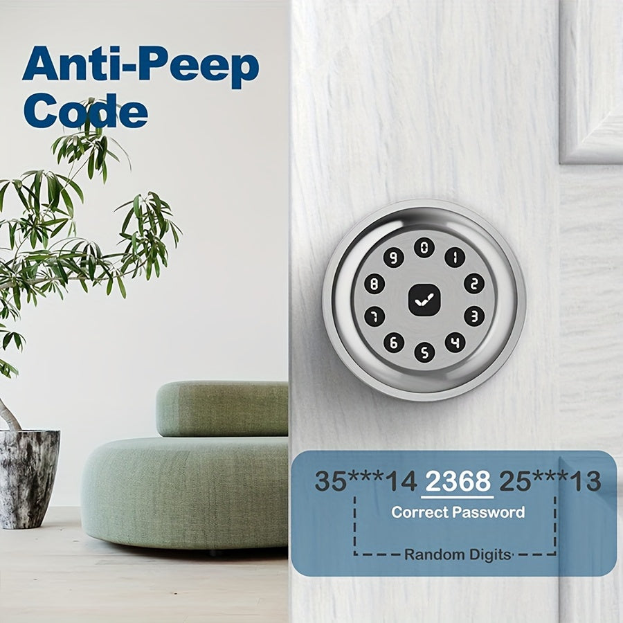 Smart Keyless Entry Door Lock with Keypad Rechargeable