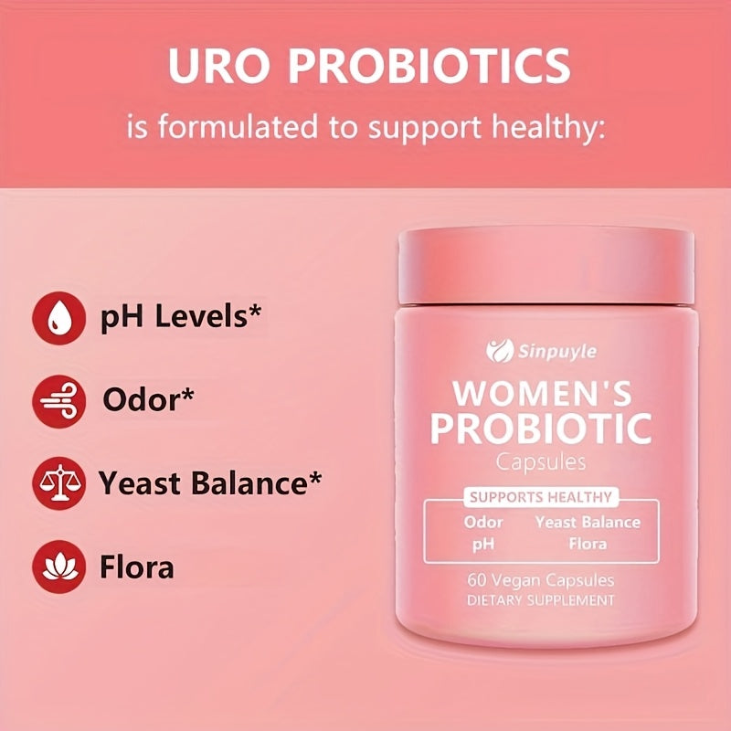 5/1pc 60 Capsules Women's Probiotics with Cranberry Extract