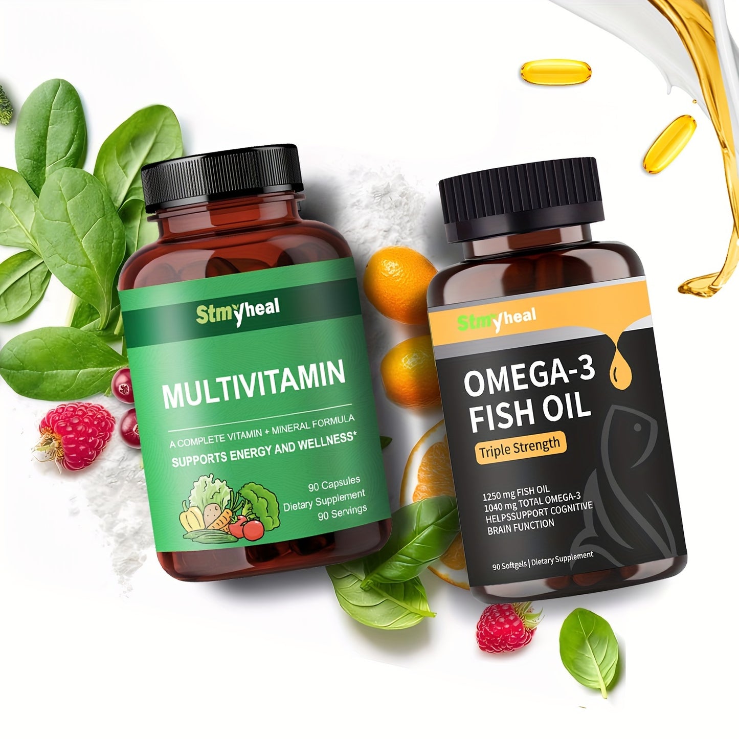 2/4/6 Bottled Composite Vitamin Capsules for Heart Health