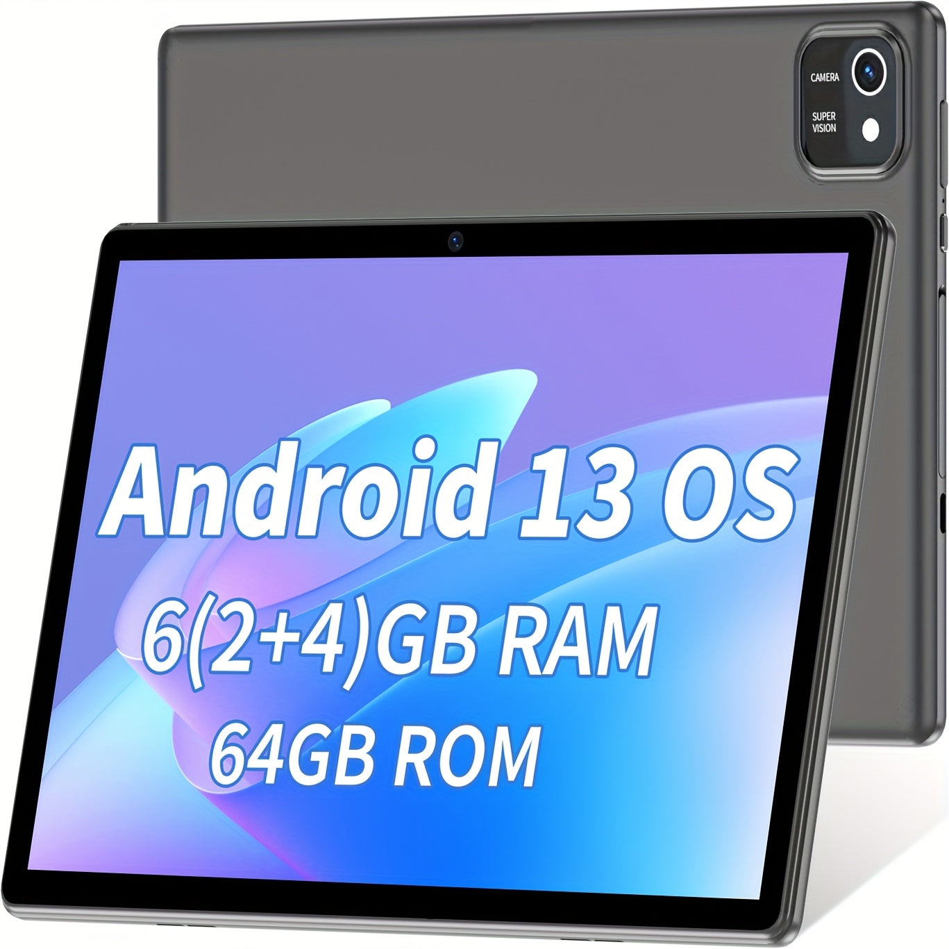 Restaurant Self-Ordering and Digital Vending Kiosk 10-inch Tablet Android 13 with Quad-core Processor and 6000mAh Battery