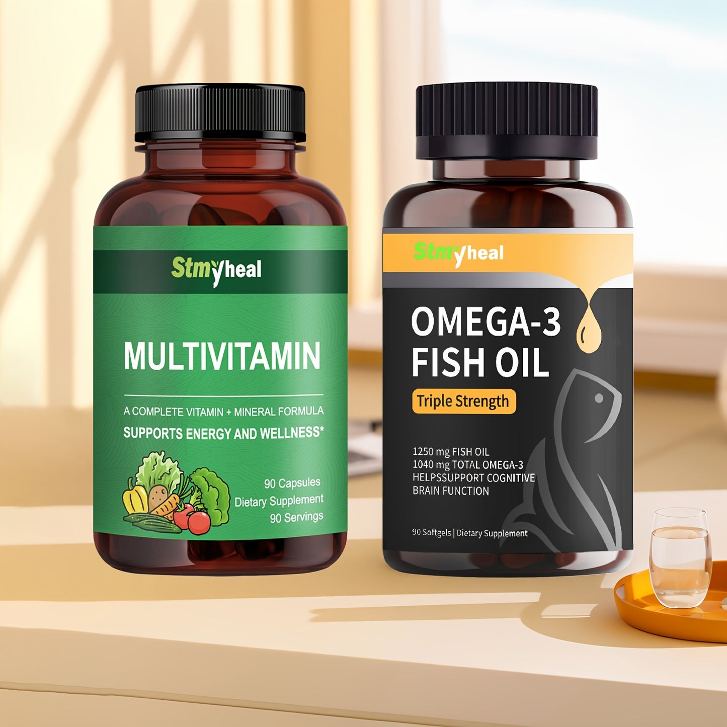 2/4/6 Bottled Composite Vitamin Capsules for Heart Health