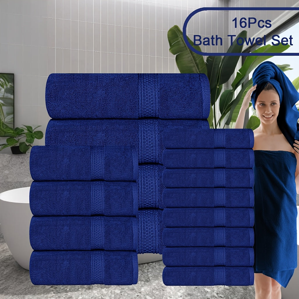 8pcs Luxurious Soft Bath Towel Set for Ultimate Comfort