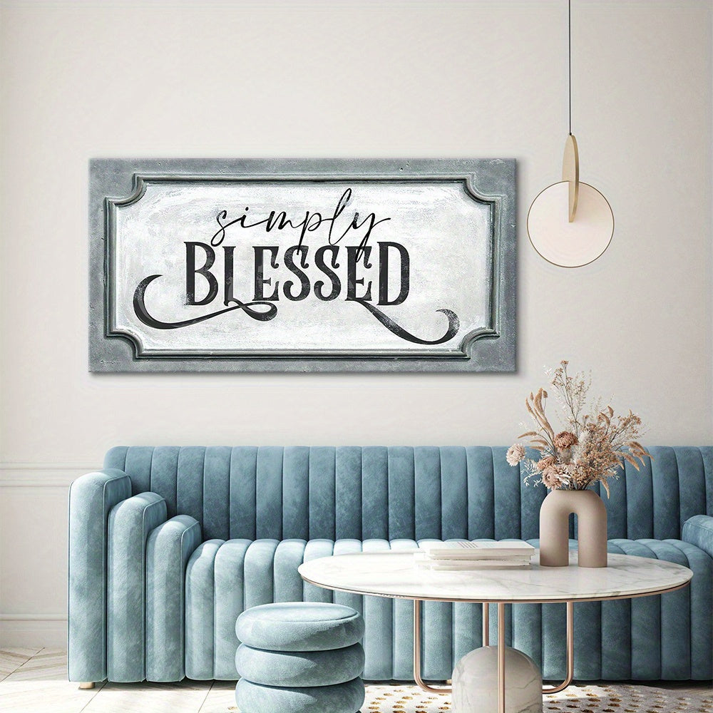High End High-Quality Large Size With Thick Wooden Wrapped Frame