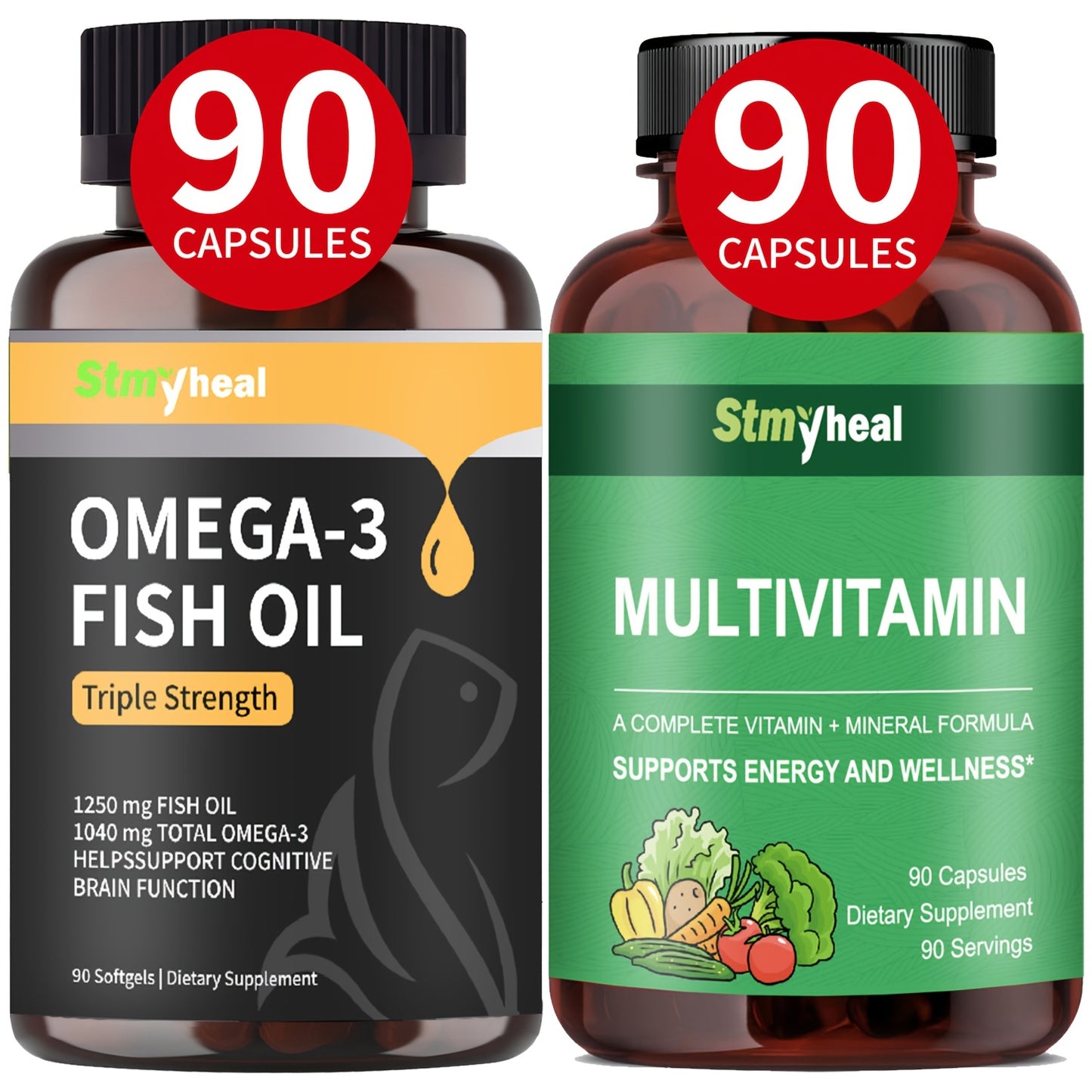 2/4/6 Bottled Composite Vitamin Capsules for Heart Health