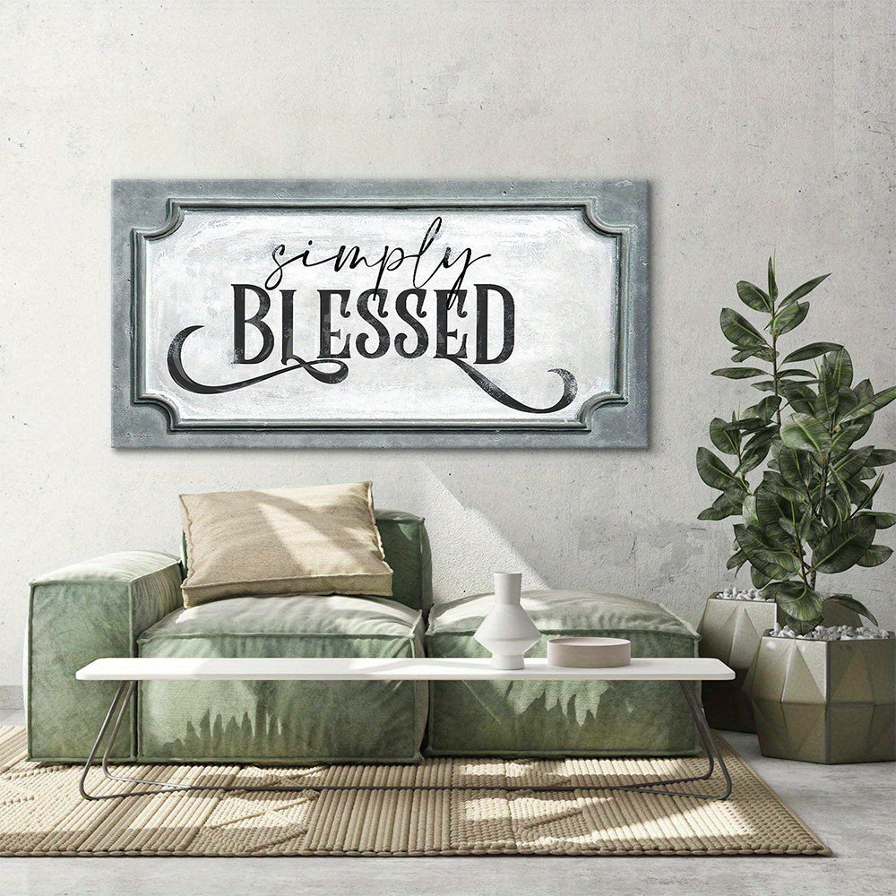 High End High-Quality Large Size With Thick Wooden Wrapped Frame