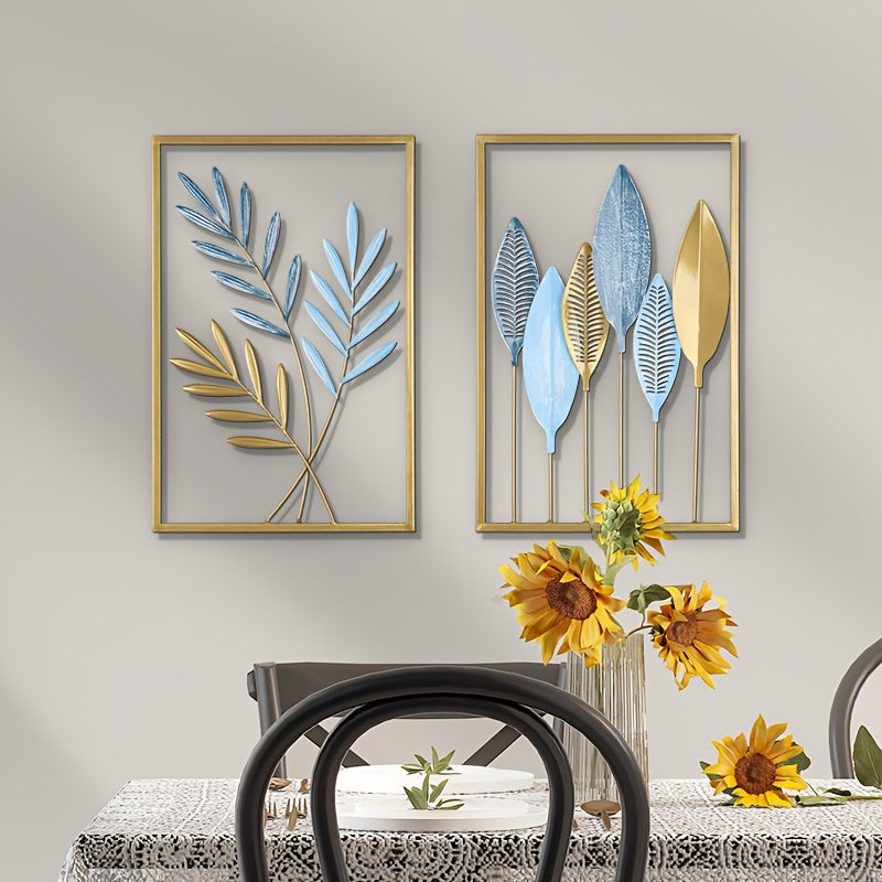 High Sense Metal Hanging Decoration Set of 3 Unique Art Decor for Living Room Bedroom and Sun Room Wall Decor