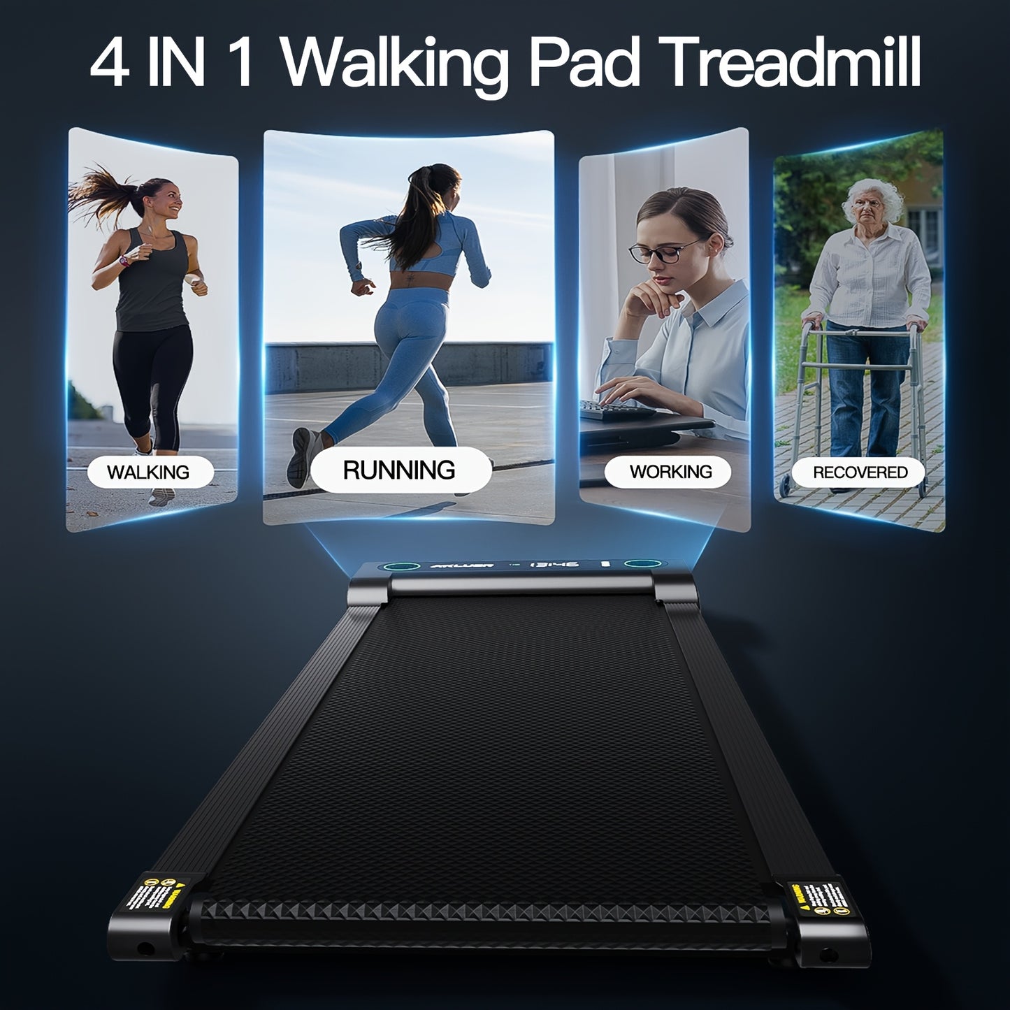 Home Workout Equipment - Wider Longer Walking Pad For Low Impact Exercise