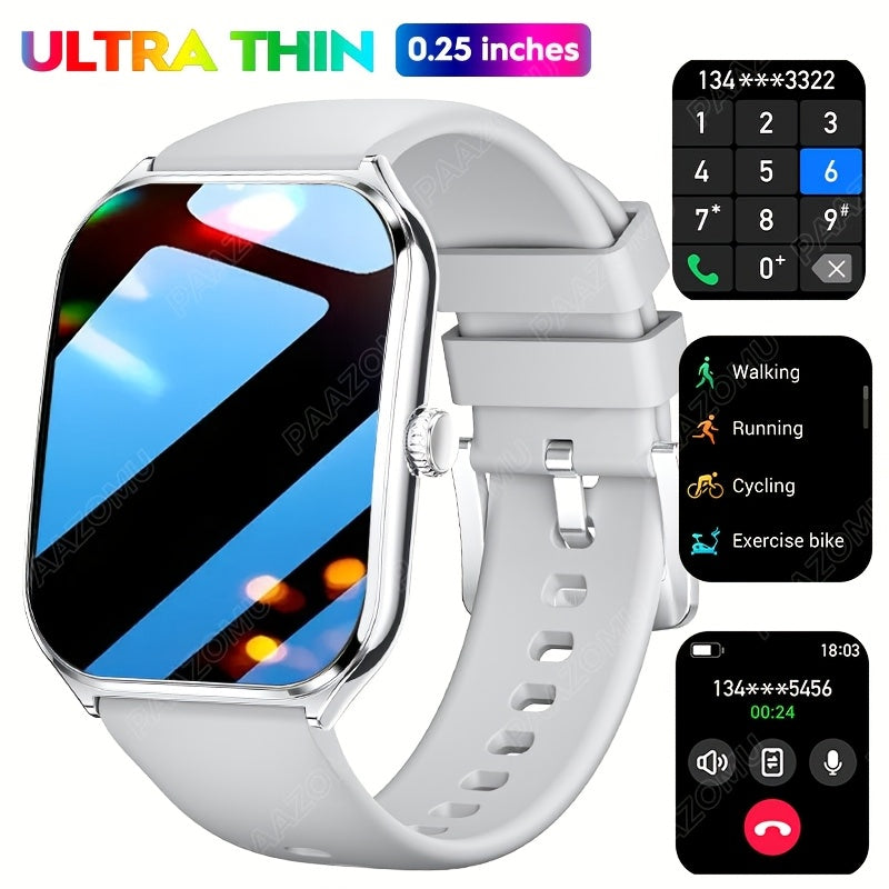 PAAZOMU Ultra-Thin 1.96" AMOLED Smartwatch for iPhone Android