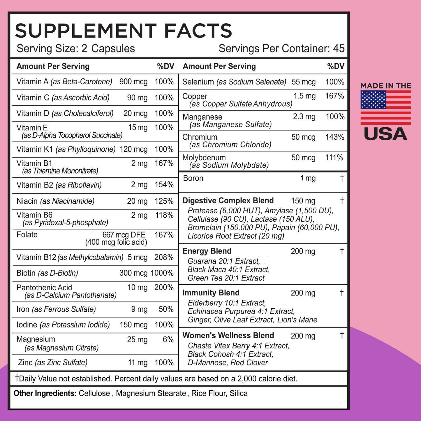 FarmHaven Multivitamin for Women Boosts Energy and Health