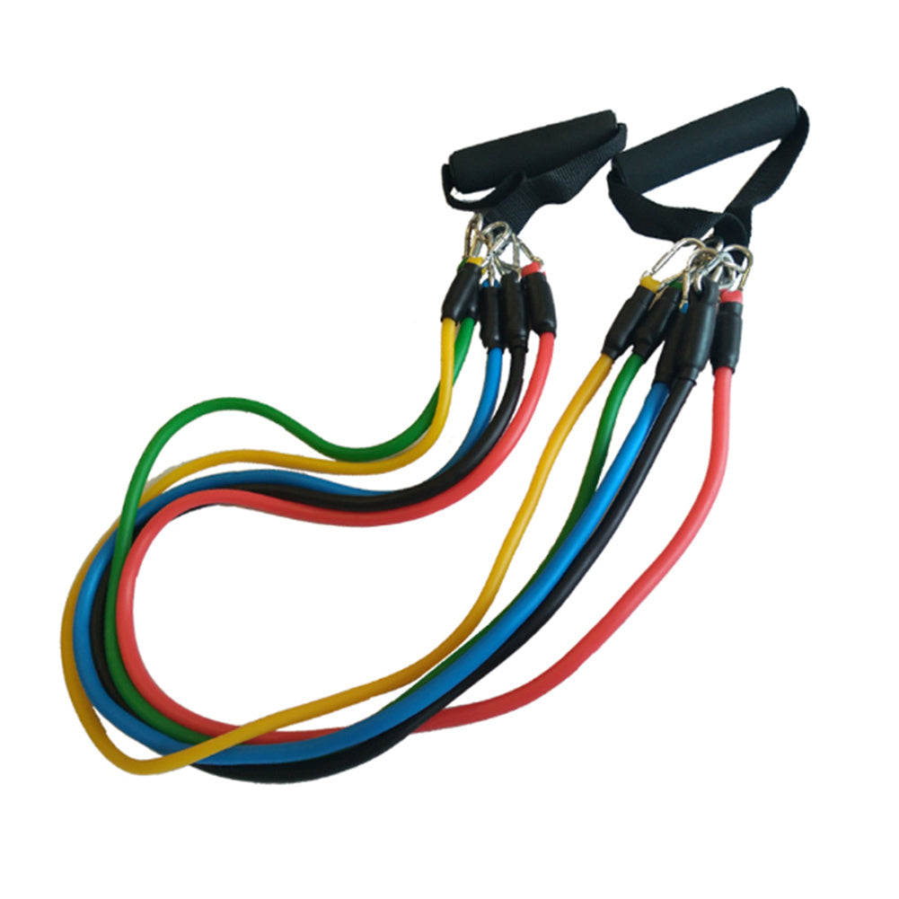 11pcs Pull Ropes Set for Portable Athletic Fitness Accessories