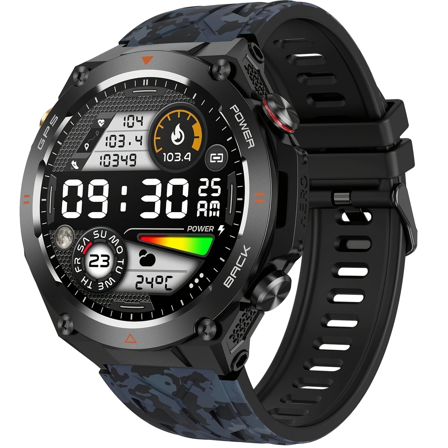 GPS Sports Smart Watch 1.46 Inch HD Screen for Men