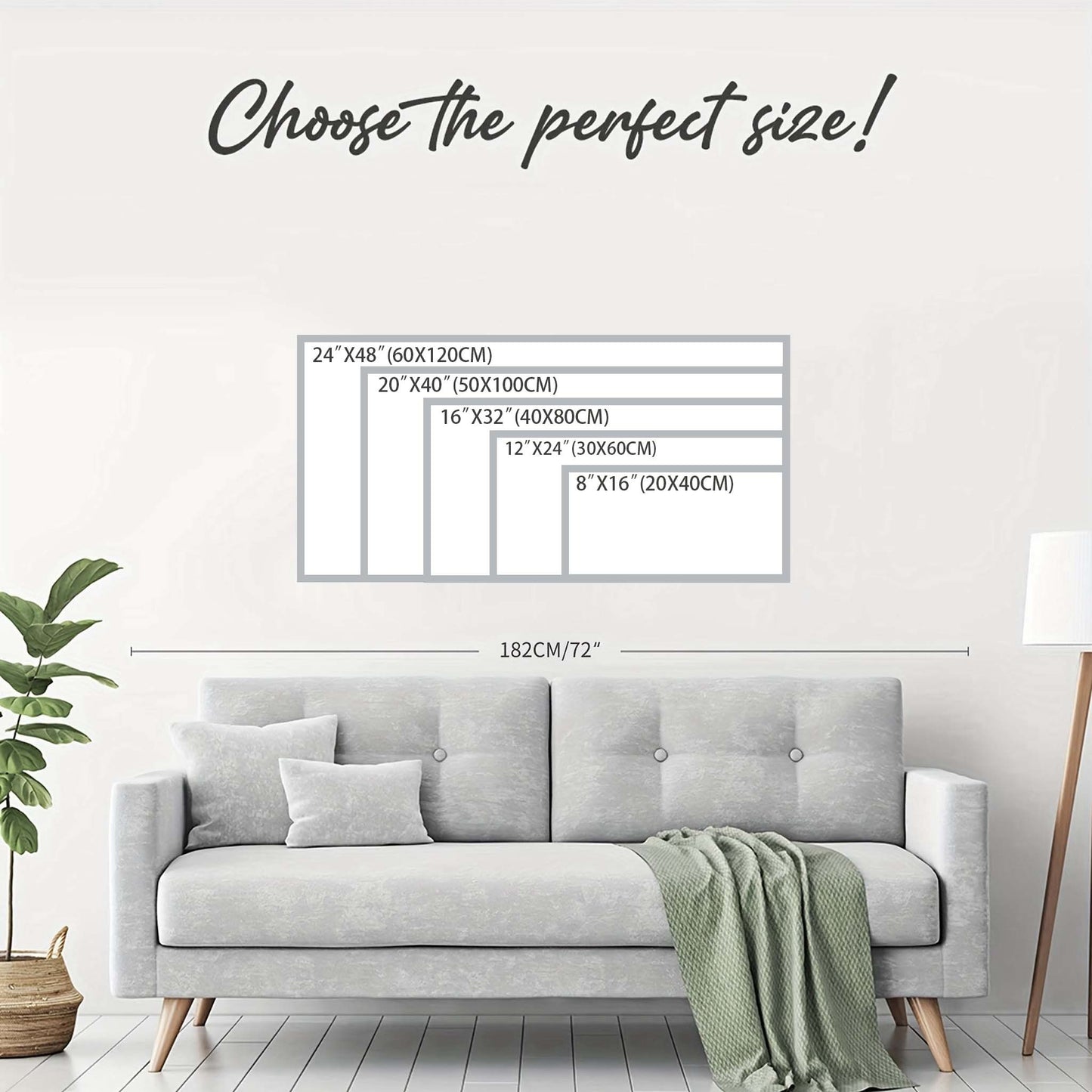 High End High-Quality Large Size With Thick Wooden Wrapped Frame