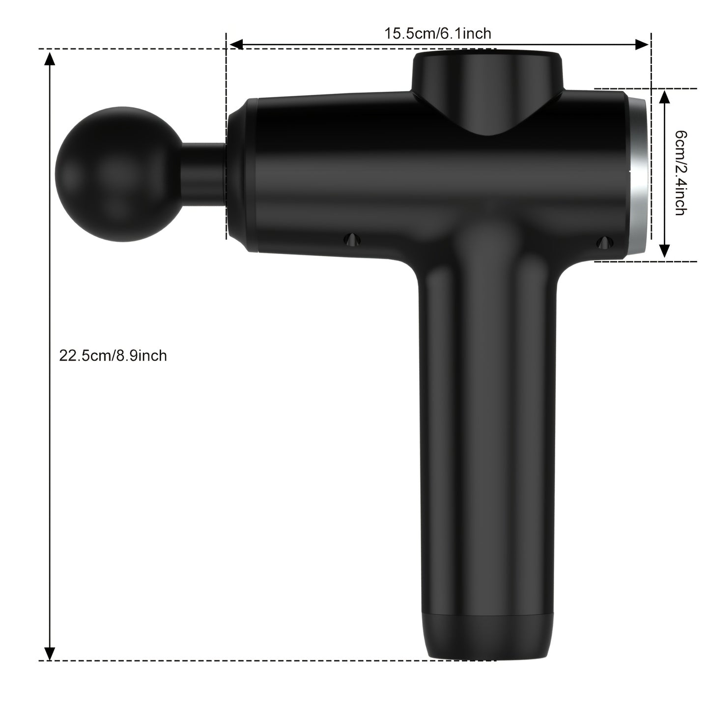 Massage Gun - Deep Tissue Massager With 30 Speeds & 9 Attachments