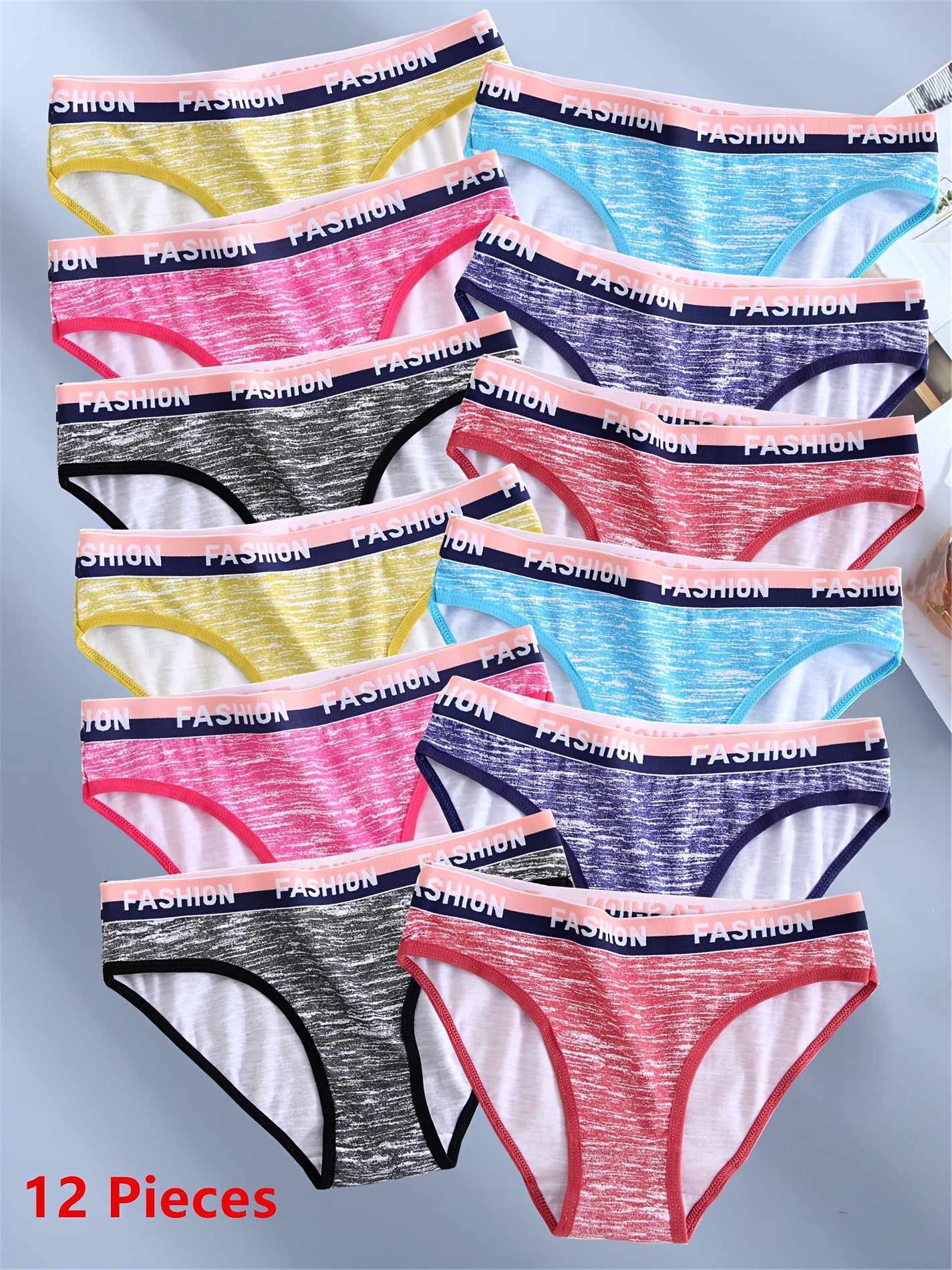 Women's Camo Print Low-Waisted Briefs - Raising Glutes, Low Waist Underwear