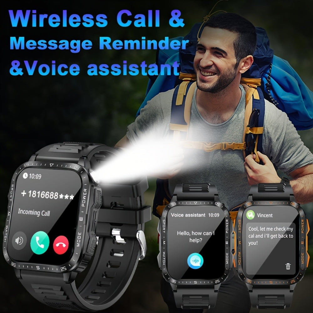 Synwoo Fashion Smartwatch with LED Flashlight and Call Function