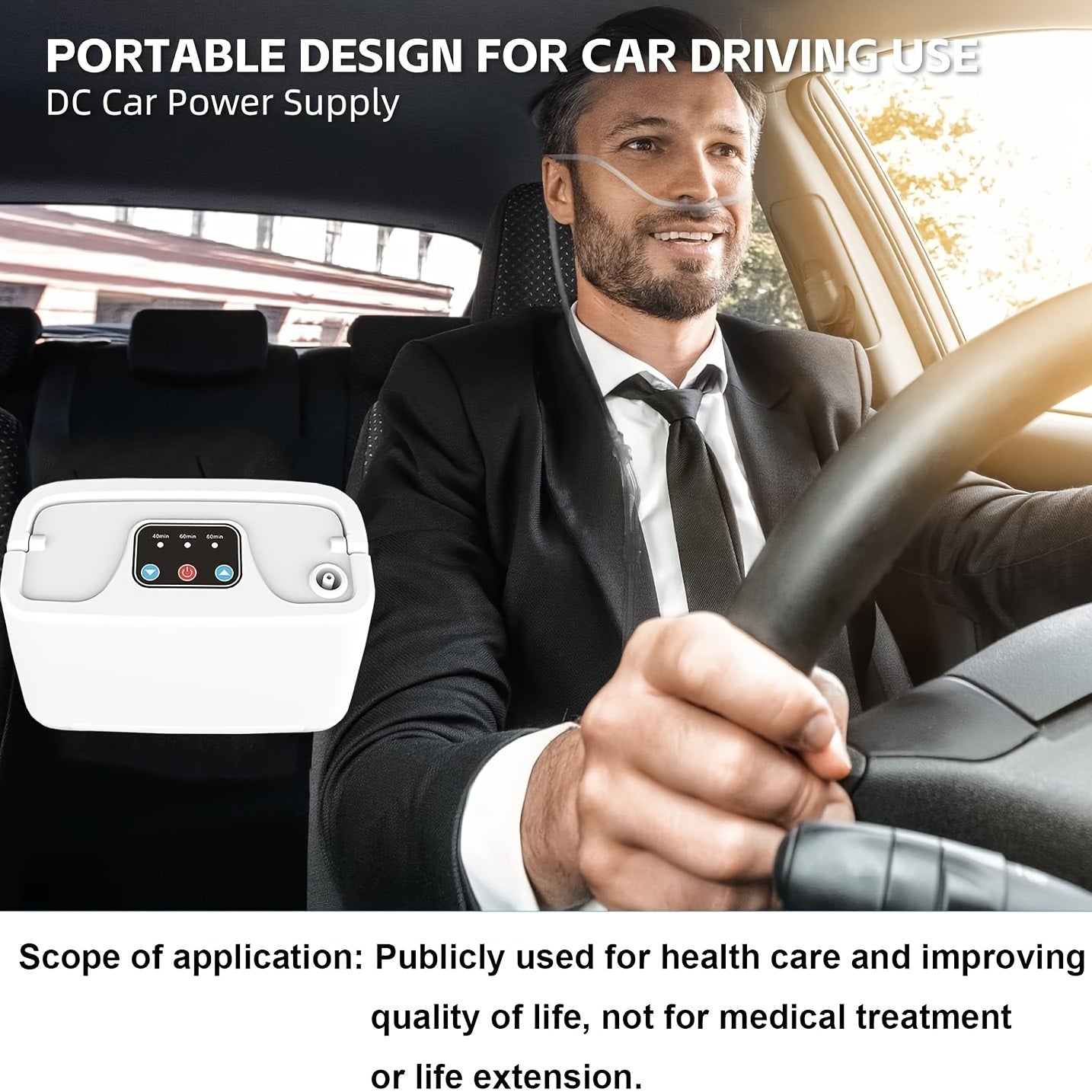 Portable Oxygen Generator for Home & Travel Compact Machine