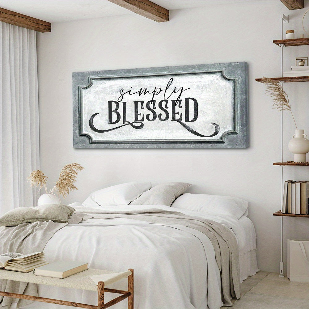 High End High-Quality Large Size With Thick Wooden Wrapped Frame