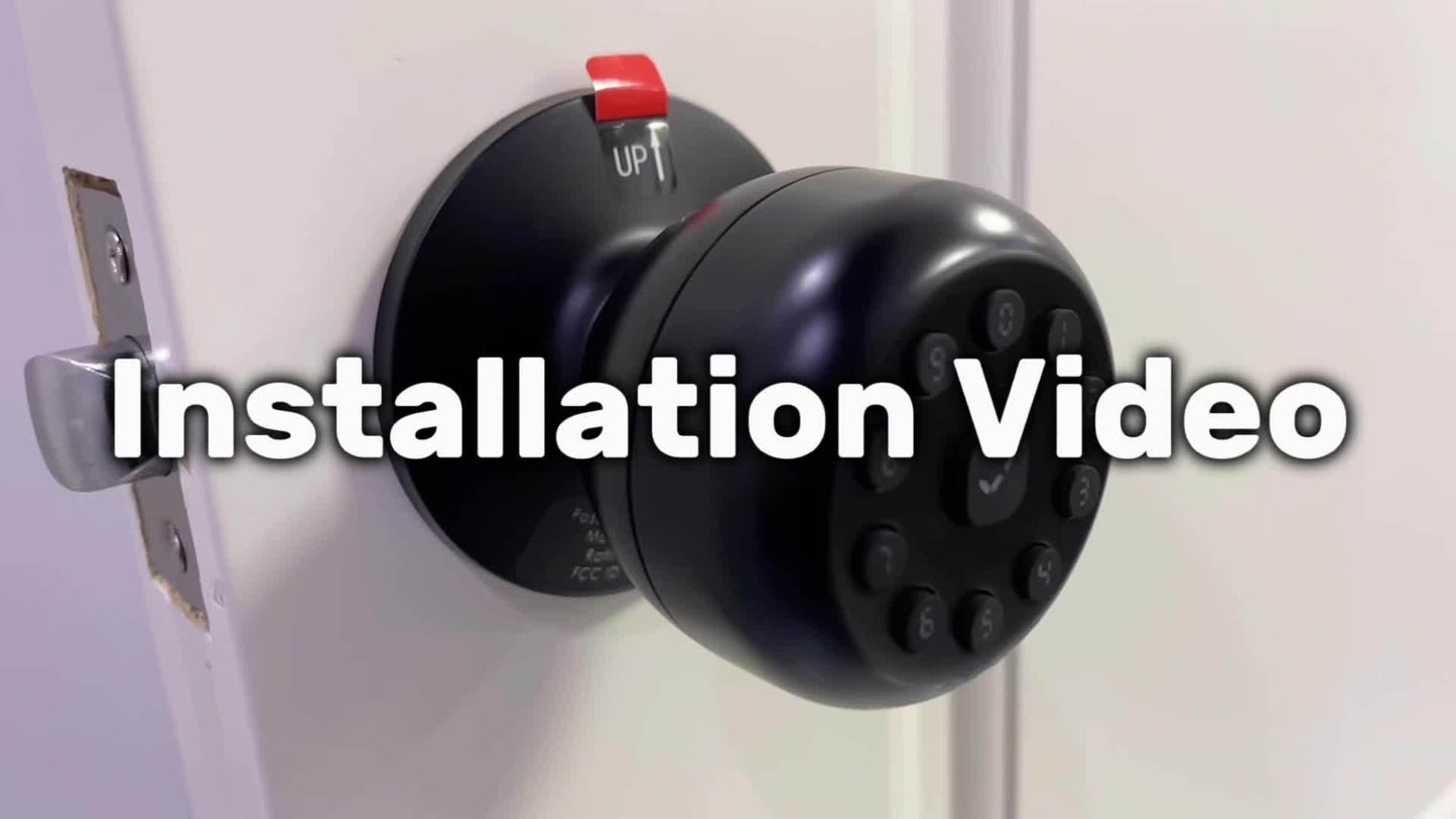 Smart Keyless Entry Door Lock with Keypad Rechargeable