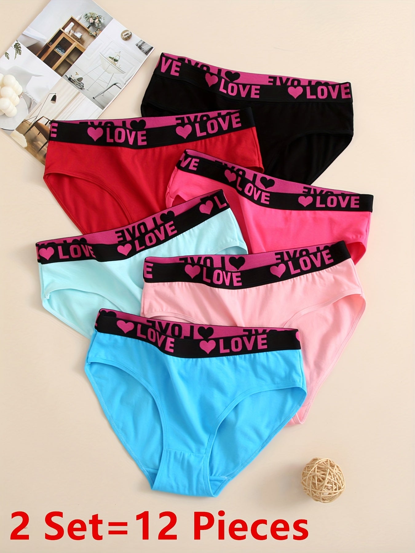 12-Pack Seamless Slim Briefs - Comfortable Breathable Stretch Briefs for Women