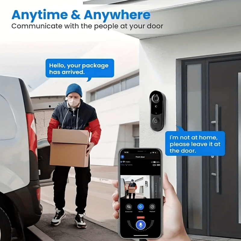 Smart Home Security Wireless Smart Video Doorbell System
