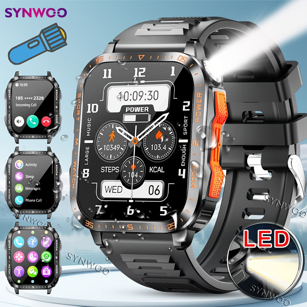 Synwoo Fashion Smartwatch with LED Flashlight and Call Function