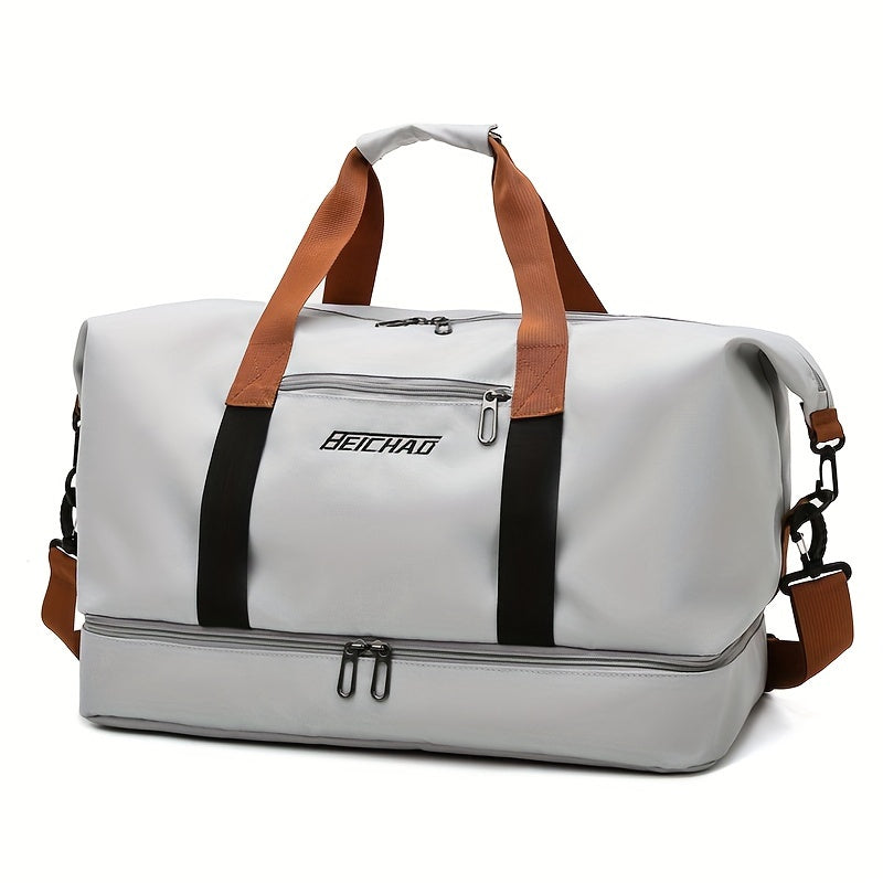 Large Capacity Travel Bag with Wet and Dry Separation Casual Outdoor Tote Women's Fitness Yoga Bag Weekend Overnight Luggage