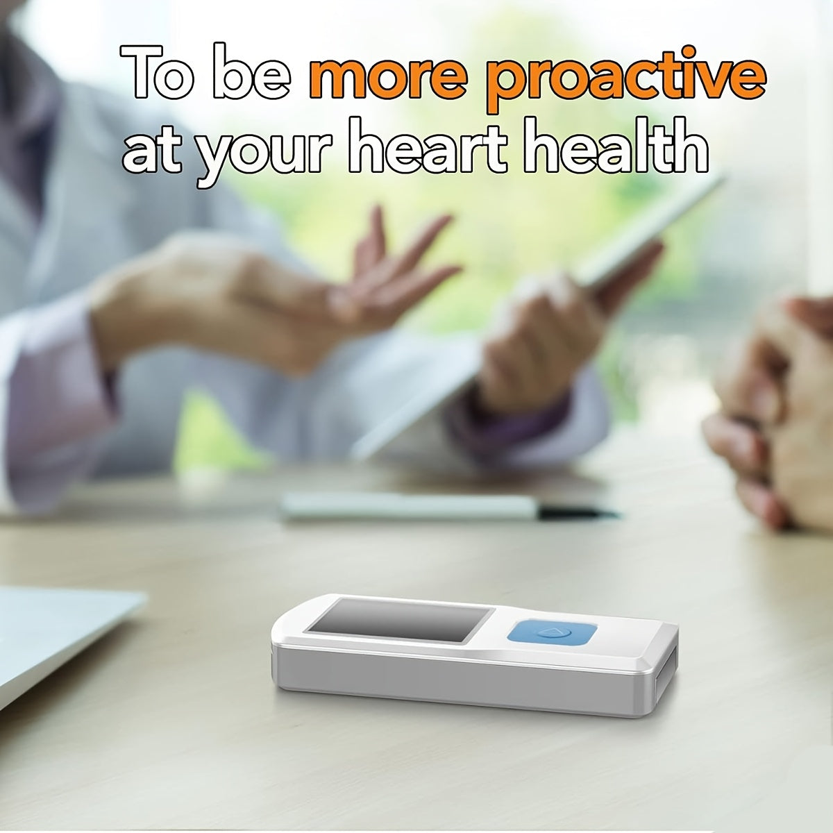 Portable EKG Monitor Instant ECG Heart Rate Monitor Compact Design