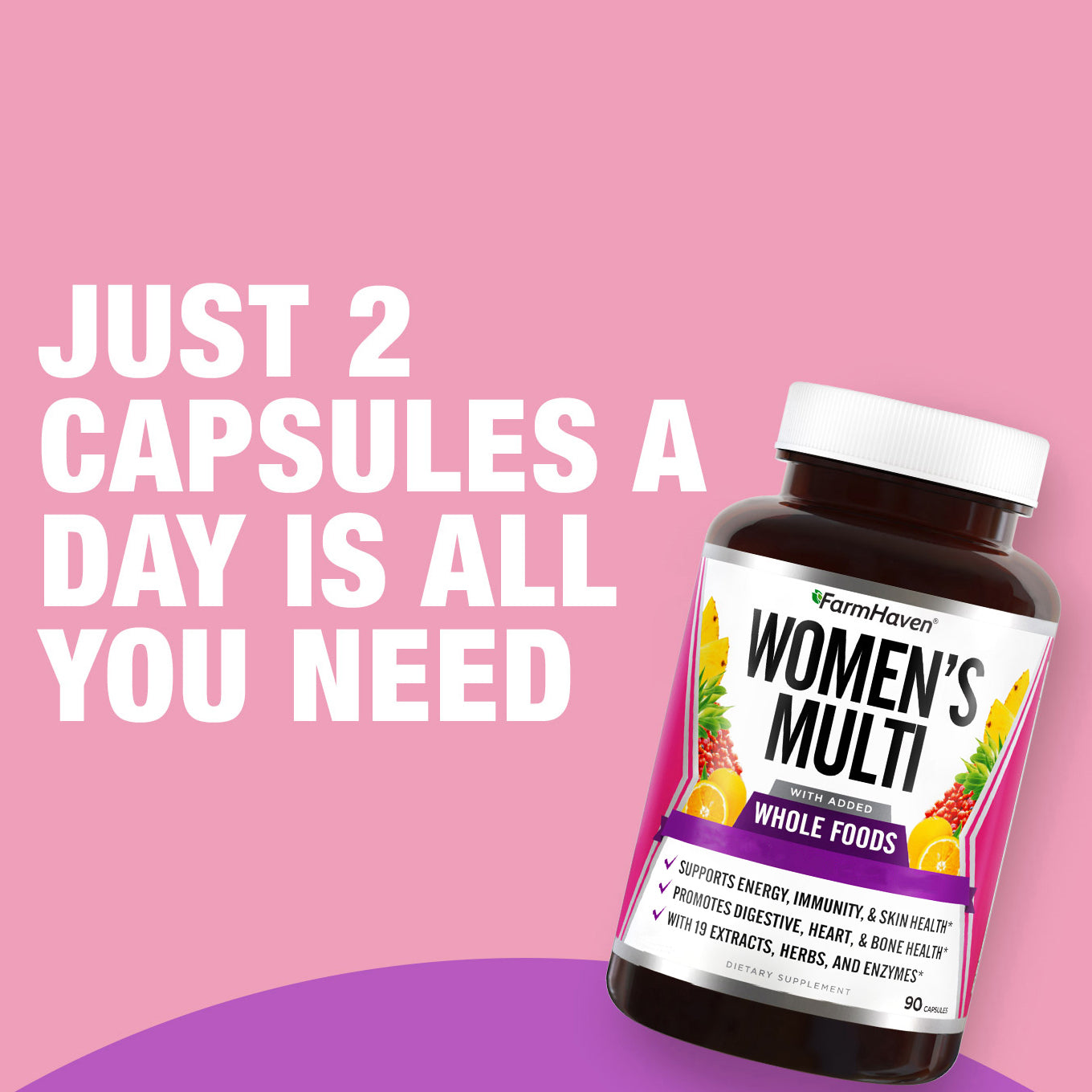 FarmHaven Multivitamin for Women Boosts Energy and Health