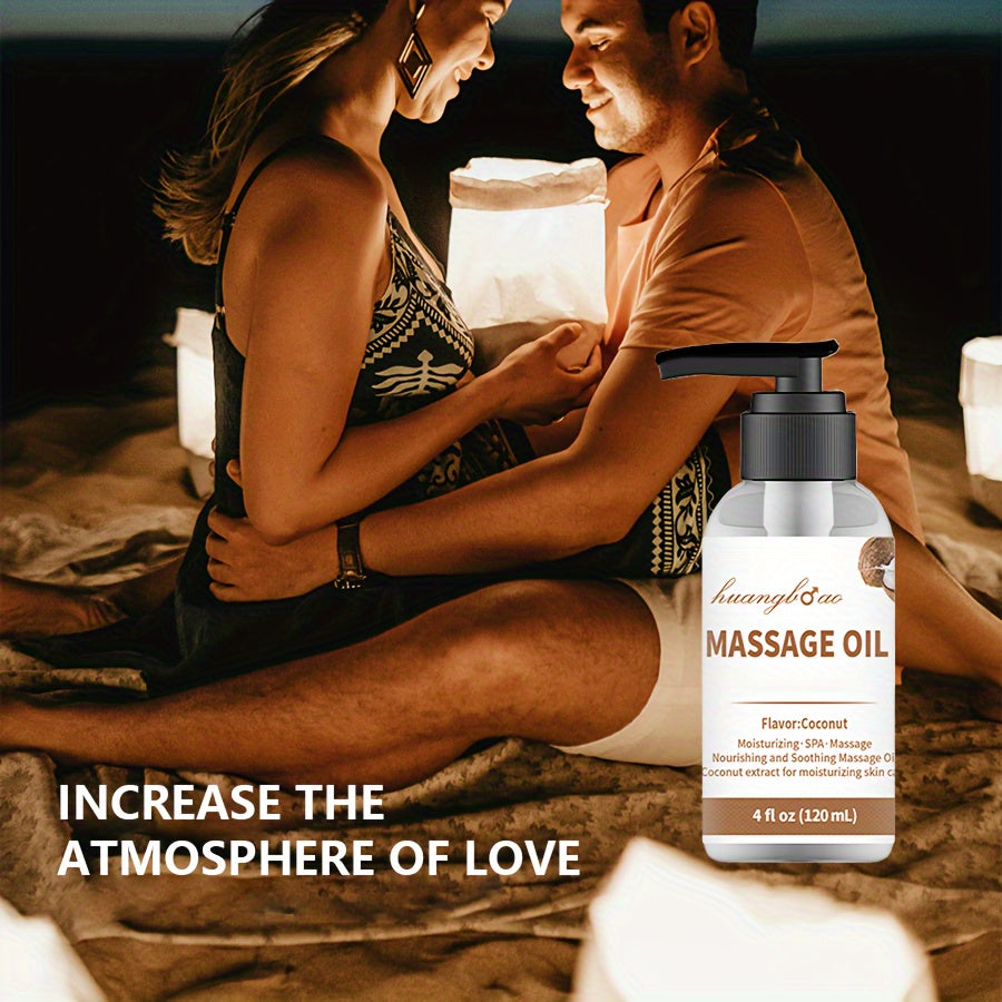 2pcs Coconut Massage Oil - Sensual Full Body Glide
