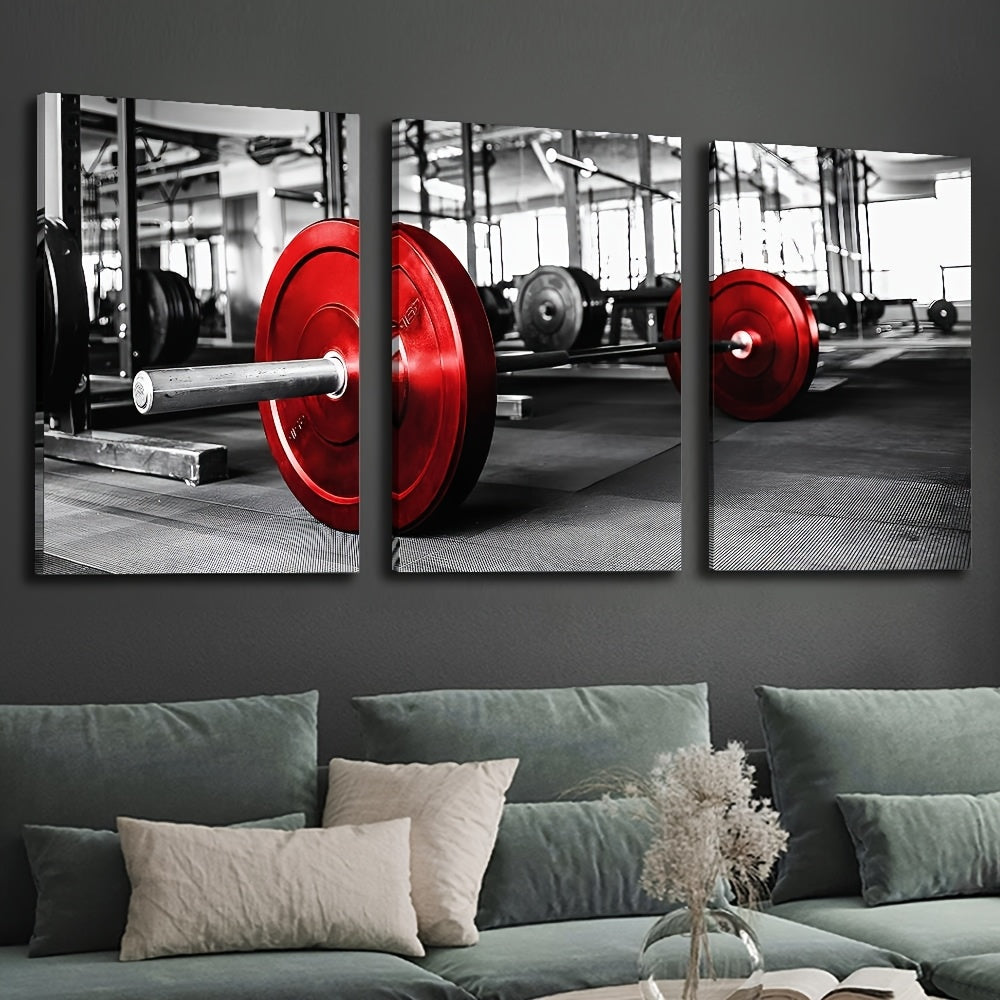 3pcs Wood Frame Canvas Print, Indoor Home Wall Art Decor