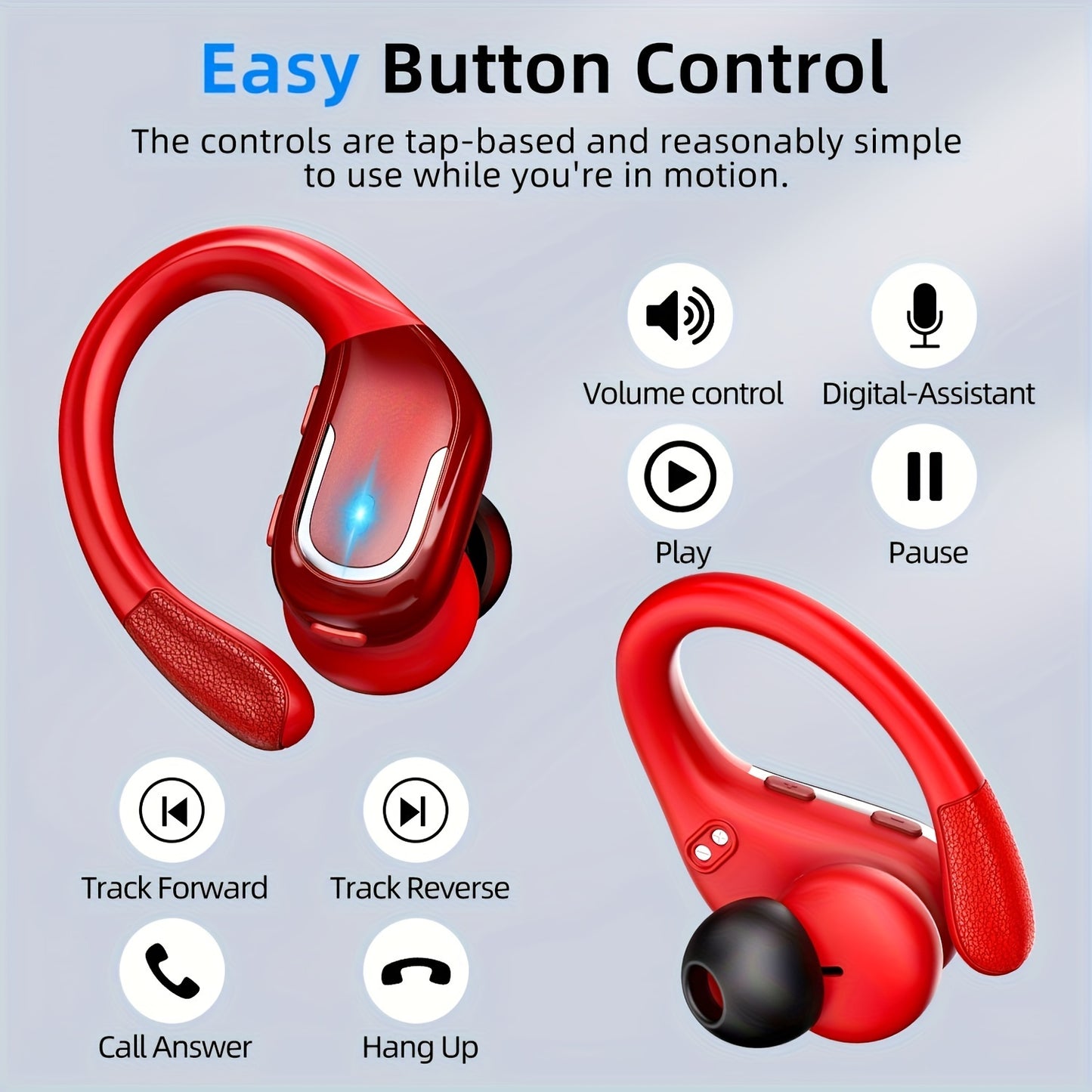 LIFEBEE Wireless Earbuds - Sweat-Resistant Earphones for Sports