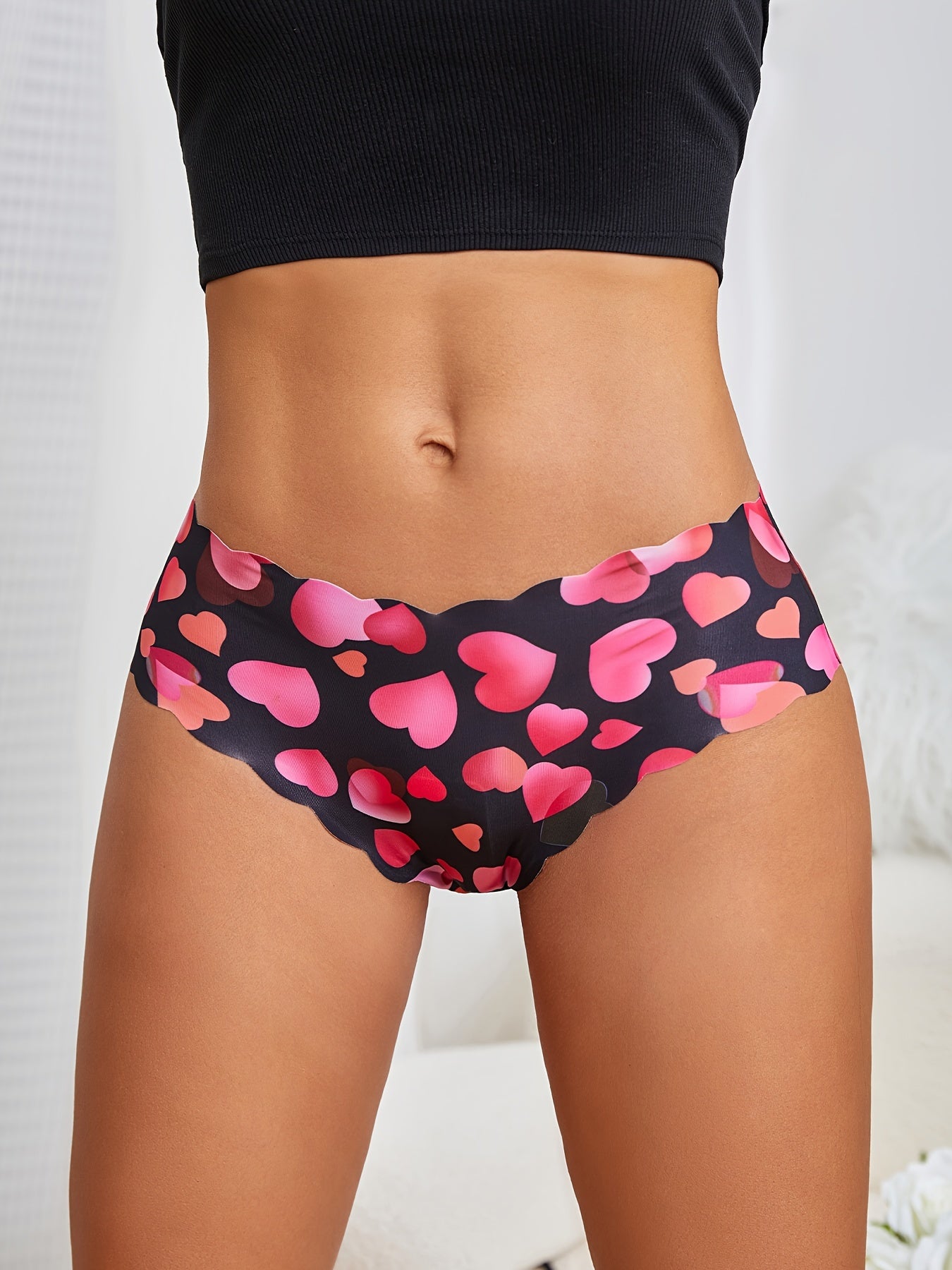 XIAZIYAROU 32pcs Elegant Printed Bikini Panties for Women