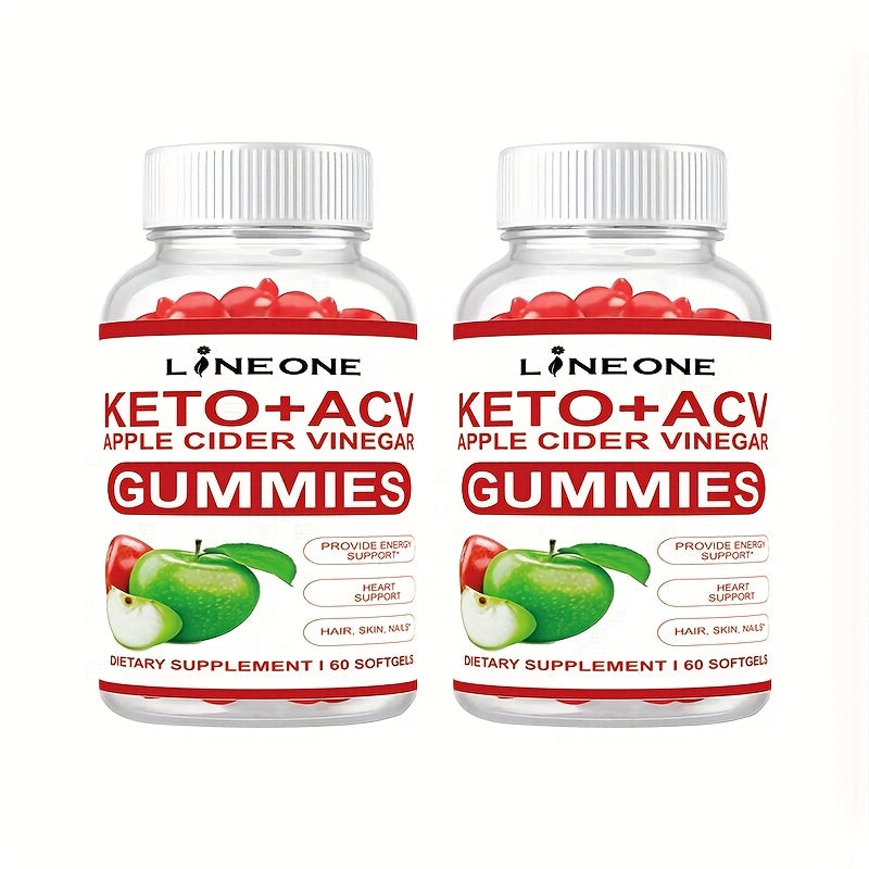 Keto ACV Gummies New Upgrade Apple Cider Vinegar 60 Gummies