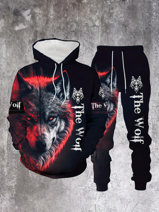 2pcs Men's Casual Streetwear Set, 2024 New Fashion