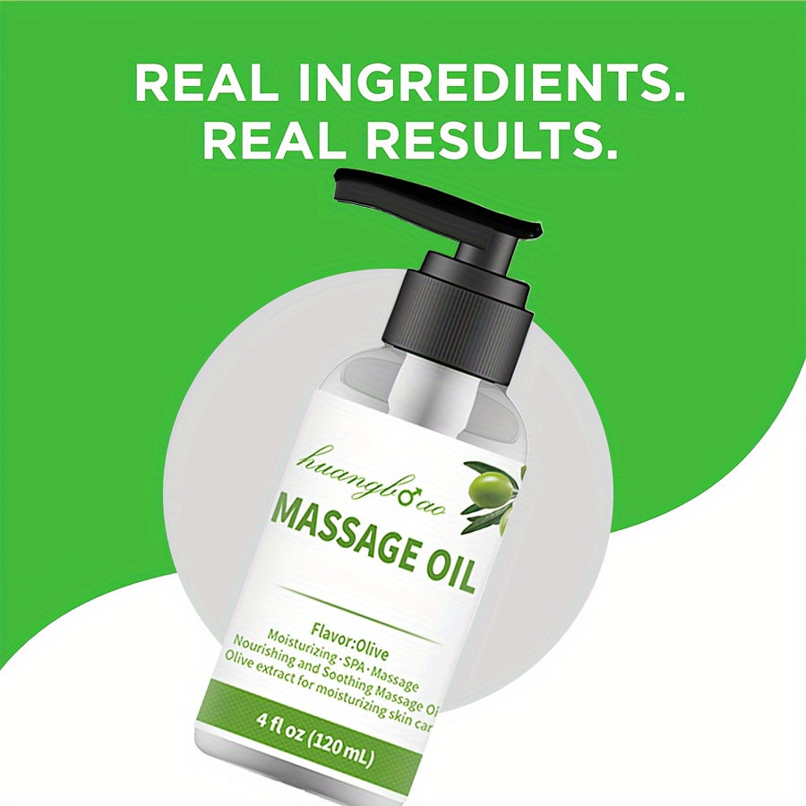 2pcs Sensual Olive Massage Oil - Smooth Gliding Formula