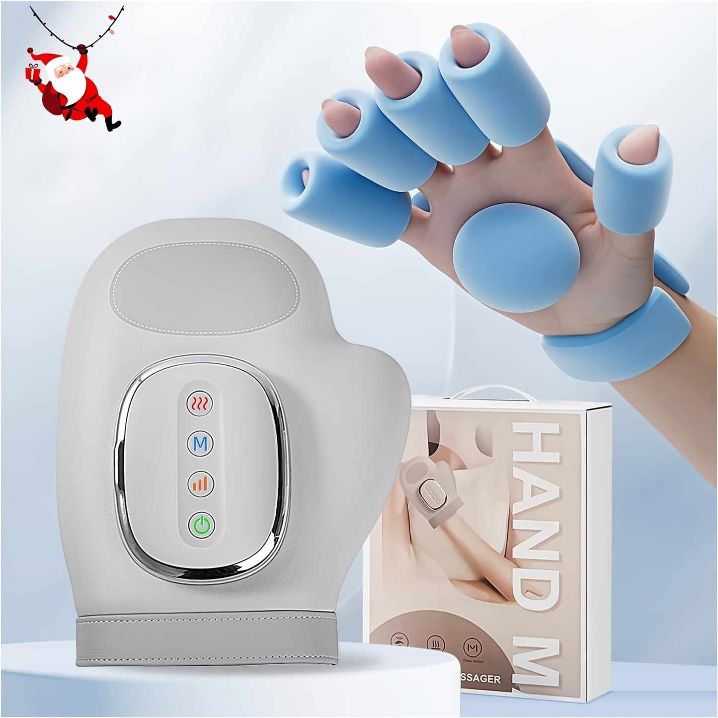 Portable Hand Massager With Heat And Compression, Finger Numbness Relief
