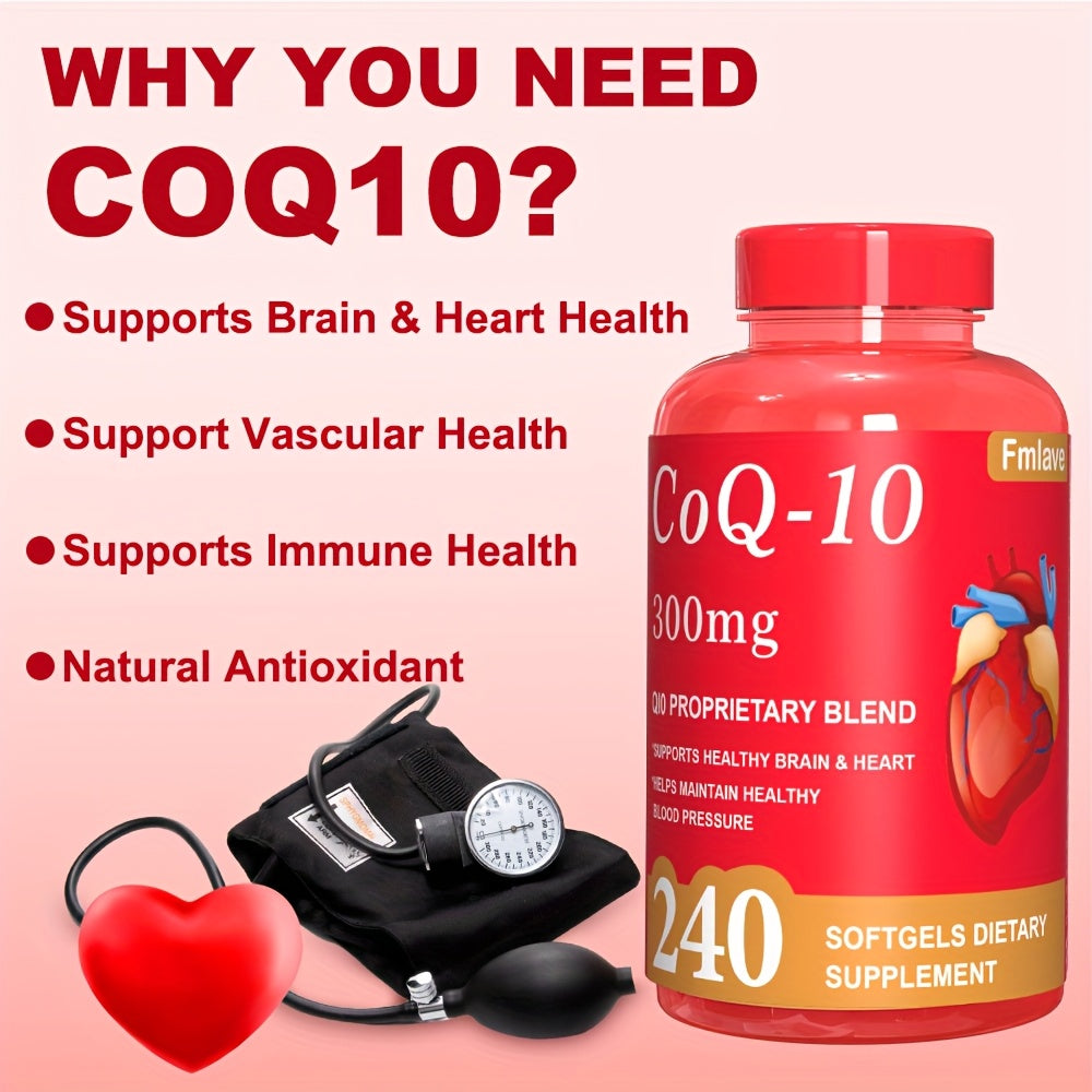 1Bottle CoQ10+ Lung Cleanser Q10 Antioxidant Heart Health