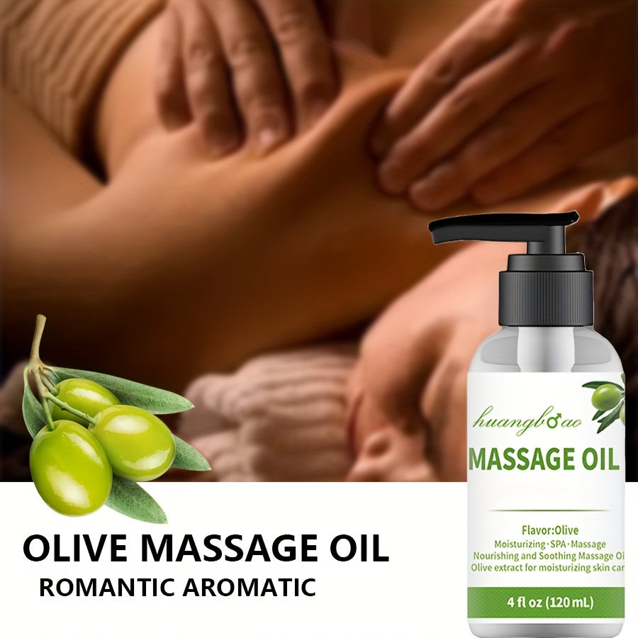 2pcs Sensual Olive Massage Oil - Smooth Gliding Formula