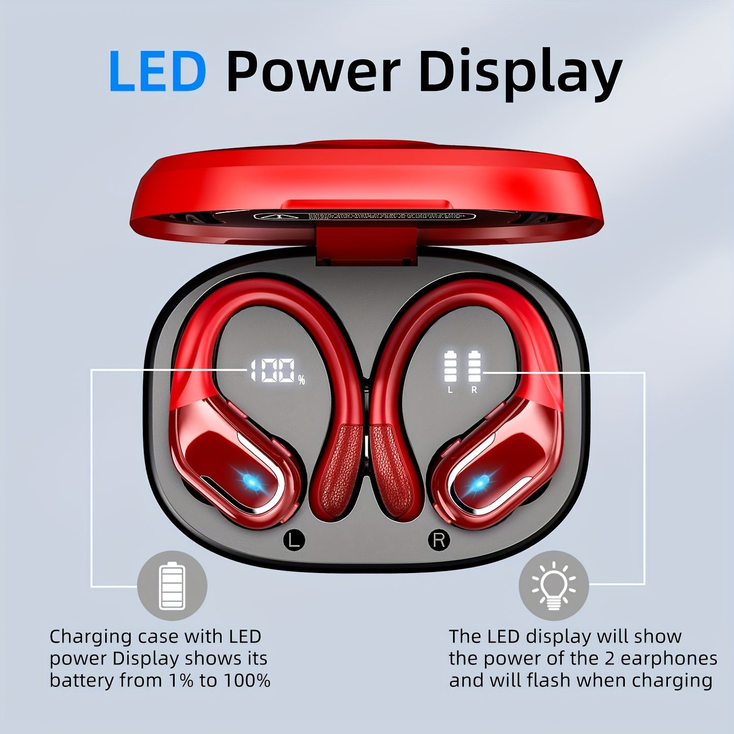 LIFEBEE Wireless Earbuds - Sweat-Resistant Earphones for Sports