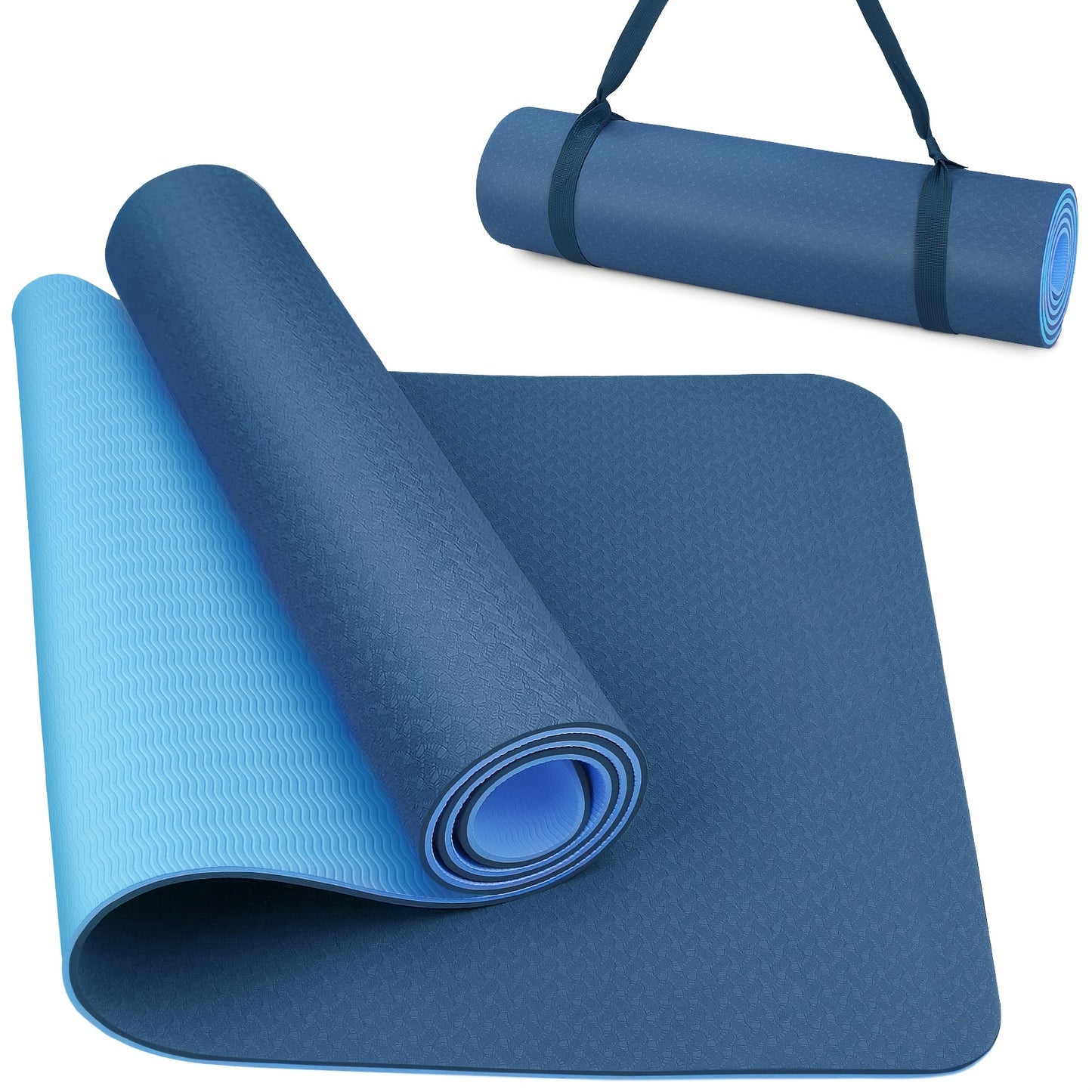 Yoga Mats For Women 1/3 Inch Thick Non Slip Exercise Mat