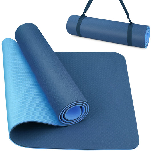 Yoga Mats For Women 1/3 Inch Thick Non Slip Exercise Mat
