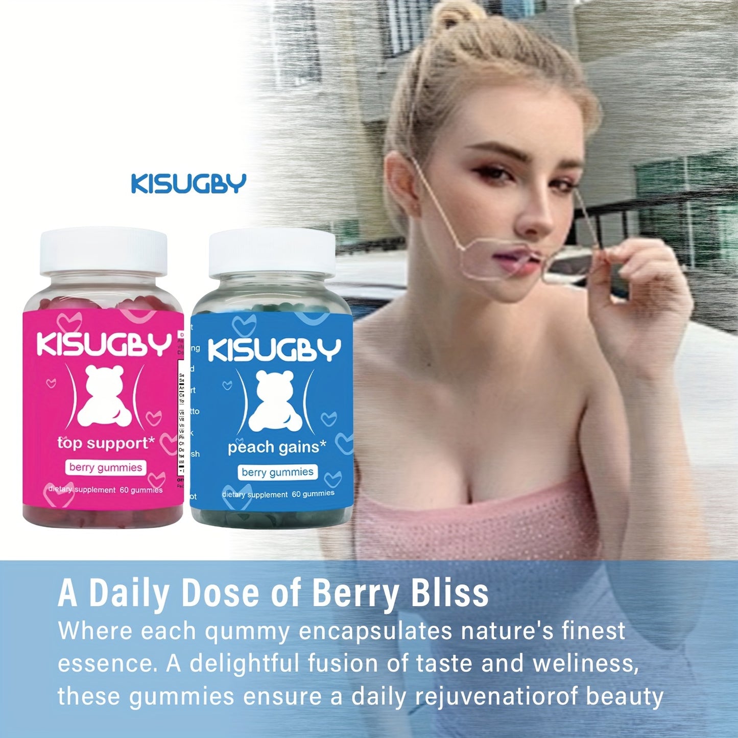 Fenugreek Gummies with Vitamin E KISUGBY Multivitamin Candy