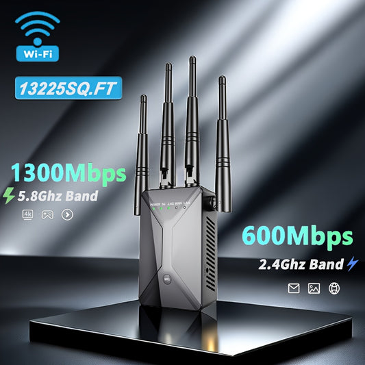 Ultra-Powerful WiFi Extender Signal Booster for 130 Devices