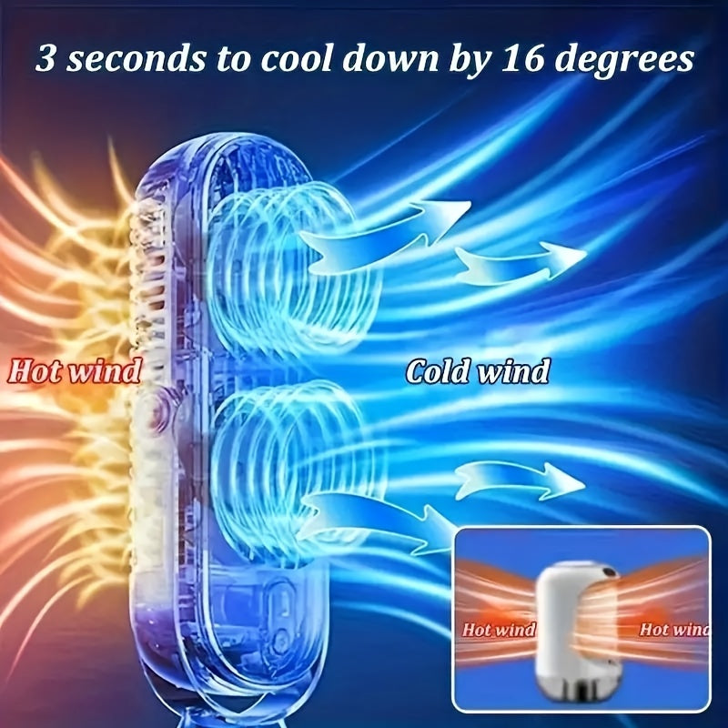 Dual Motor Portable AC 5-Speed Air Conditioner Cooler